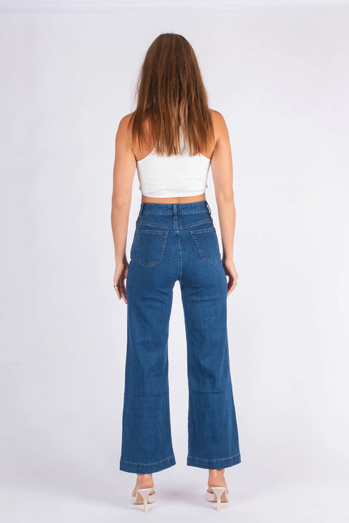 7106 Slice Pocket Jean - Indigo