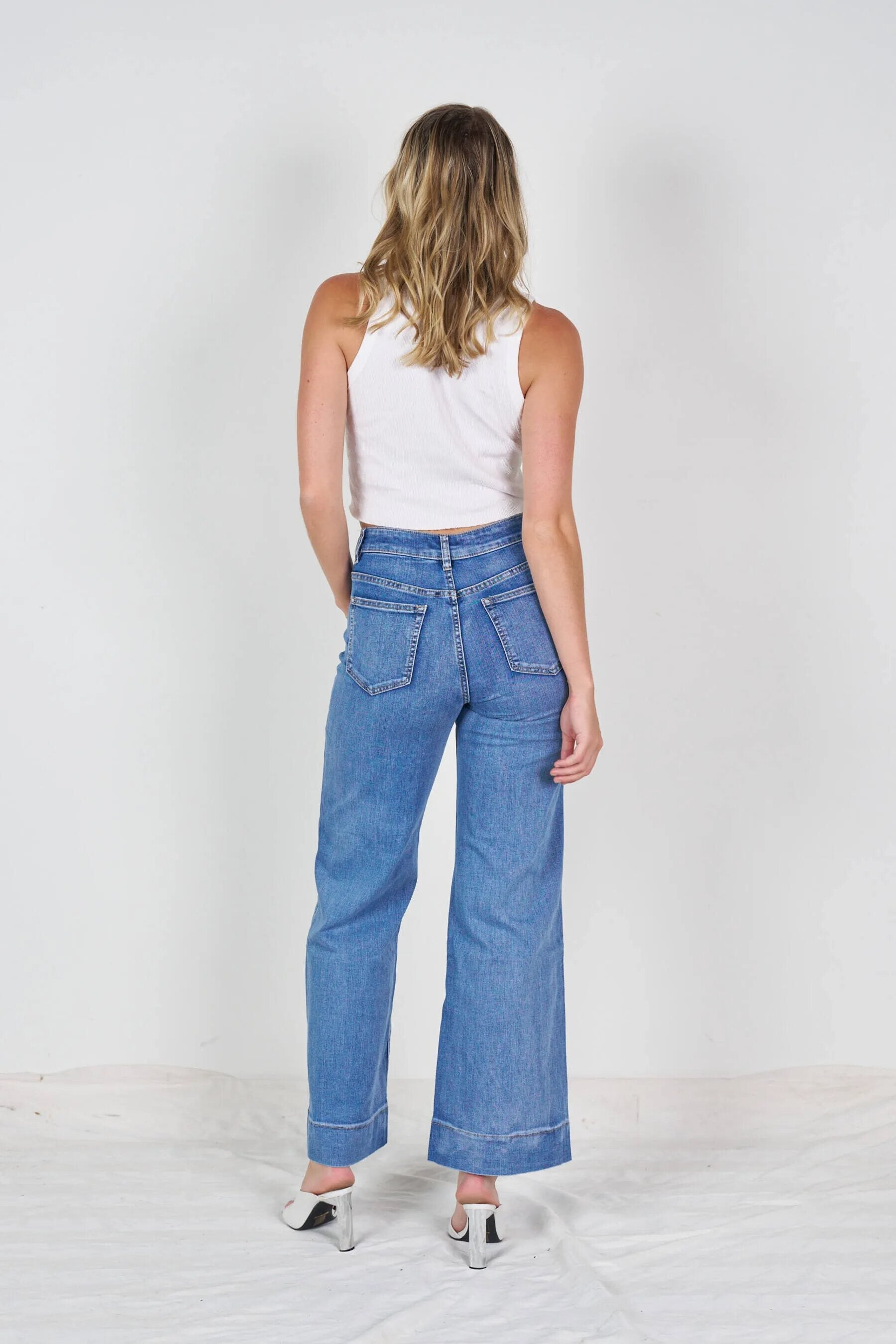 7144 Patch Pocket Jean - Blue